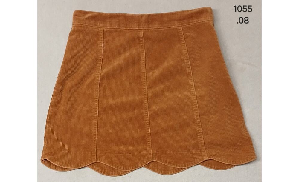 Altar'd State (Small) Caramel Corduroy Mini Skirt